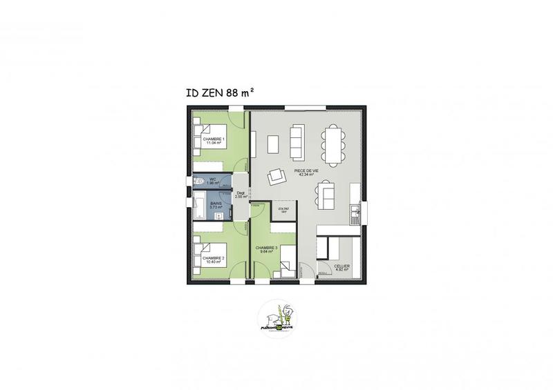 Maison - 88 m² - 5 pièces