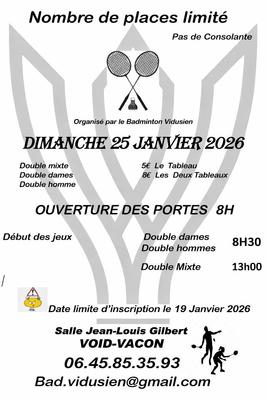 Tournoi badminton