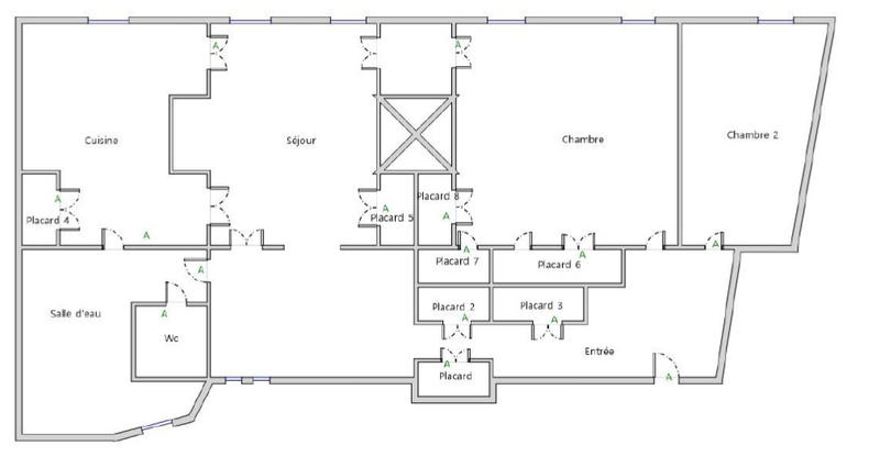 Appartement - 98 m² - 3 pièces