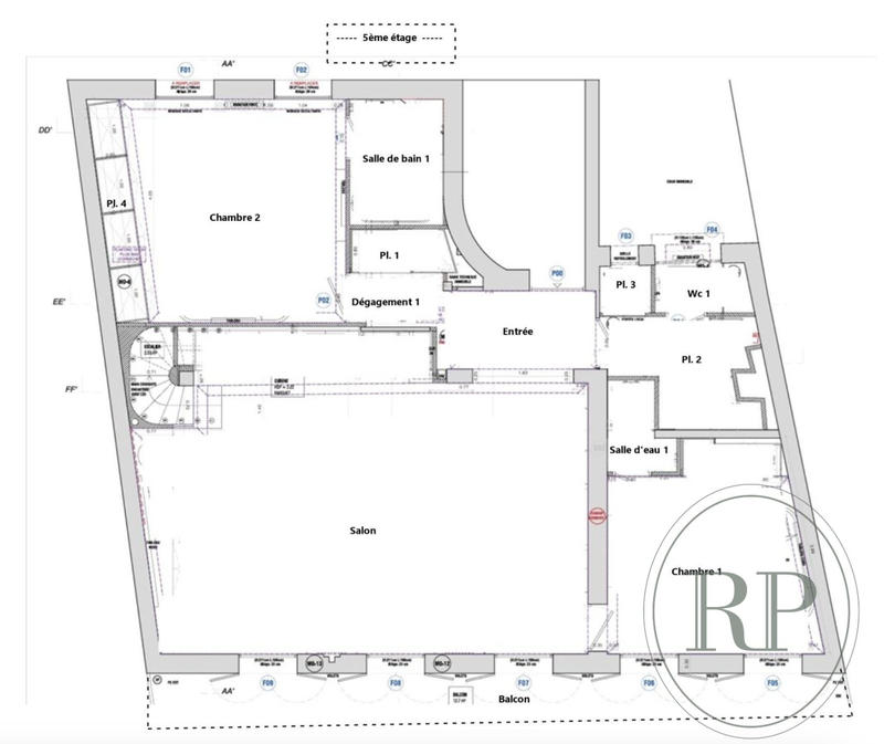 Appartement - 122 m² - 4 pièces