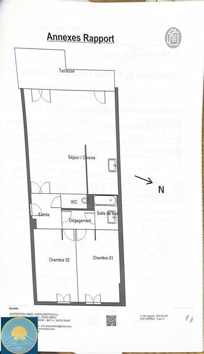 Appartement - 75 m² - 3 pièces