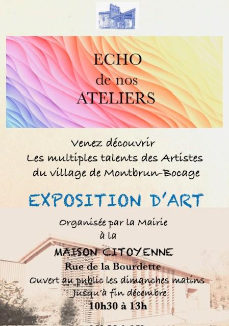 Exposition &quot;Échos de Nos Ateliers&quot;