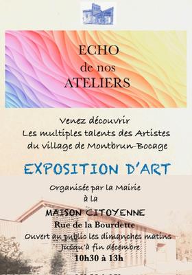 Exposition &quot;Échos de Nos Ateliers&quot;