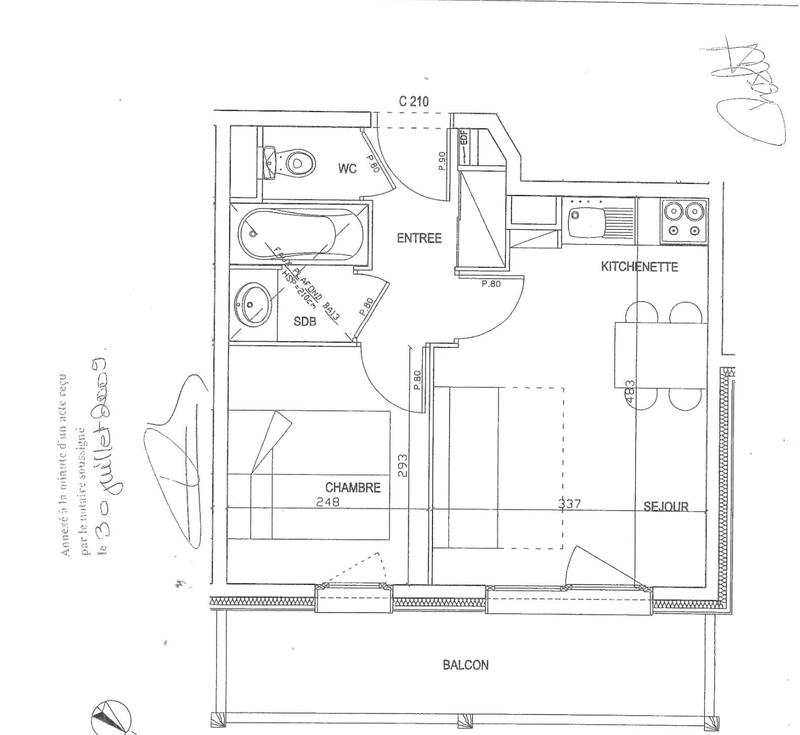 Appartement - 28 m² - 2 pièces