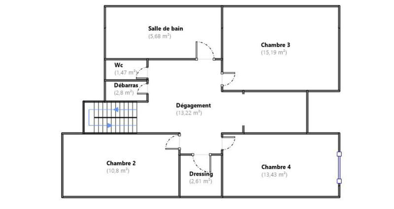 Appartement - 142 m² - 5 pièces