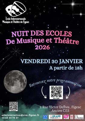 Nuit des écoles de musique et de théâtre à Figeac