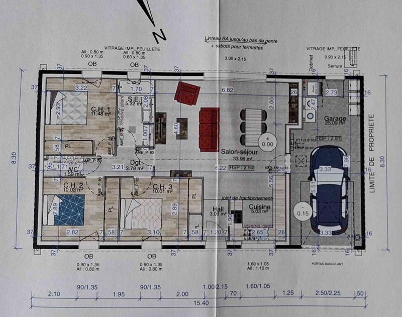 Maison - 85 m² - 4 pièces