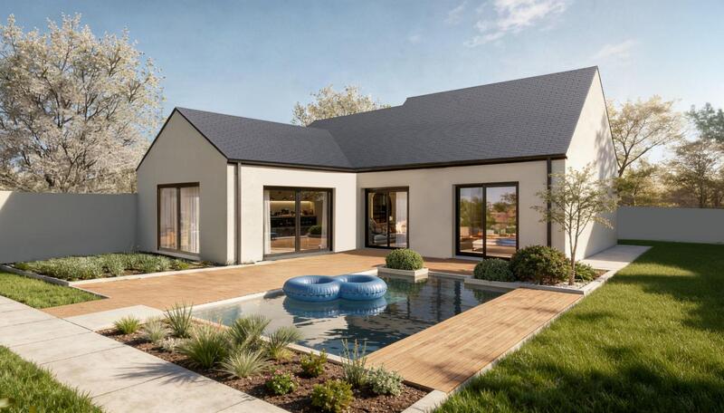 Maison - 92 m² - 5 pièces