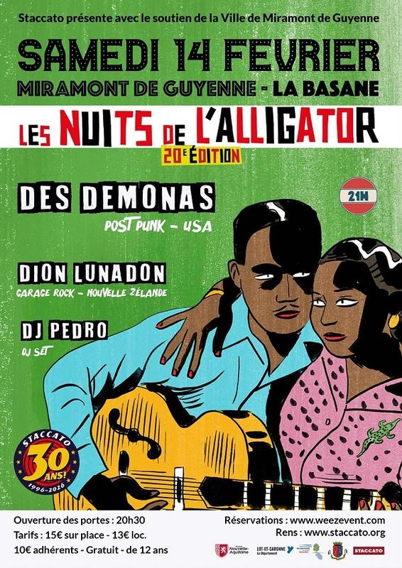 Concert Staccato - les nuits de l'alligator