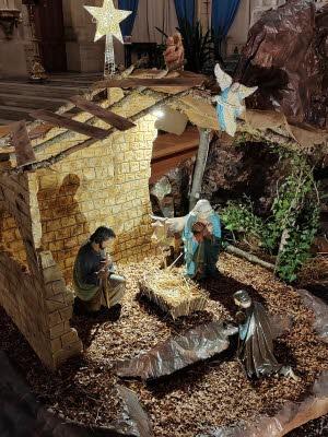 Créche de Noël géante