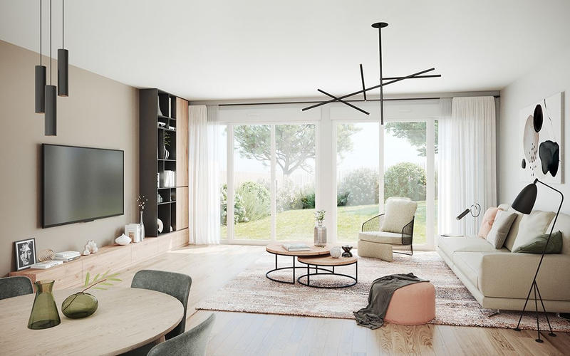 Appartement - 46 m² - 2 pièces