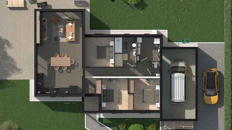 Maison - 105 m² - 6 pièces