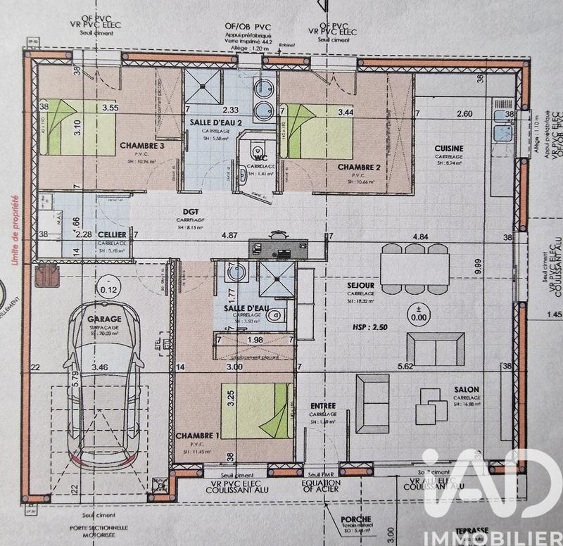 Maison - 101 m² - 5 pièces