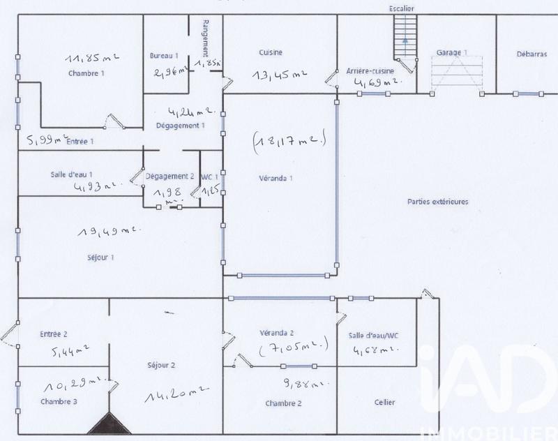 Maison - 207 m² - 6 pièces