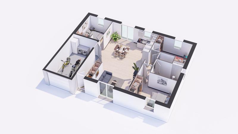 Maison - 81 m² - 5 pièces