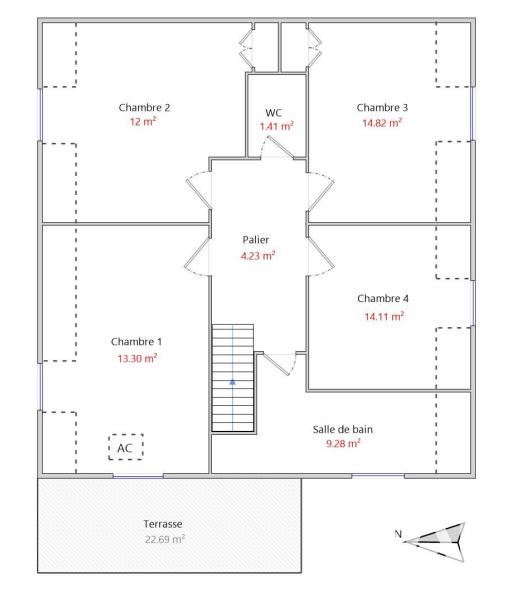 Maison - 153 m² - 7 pièces