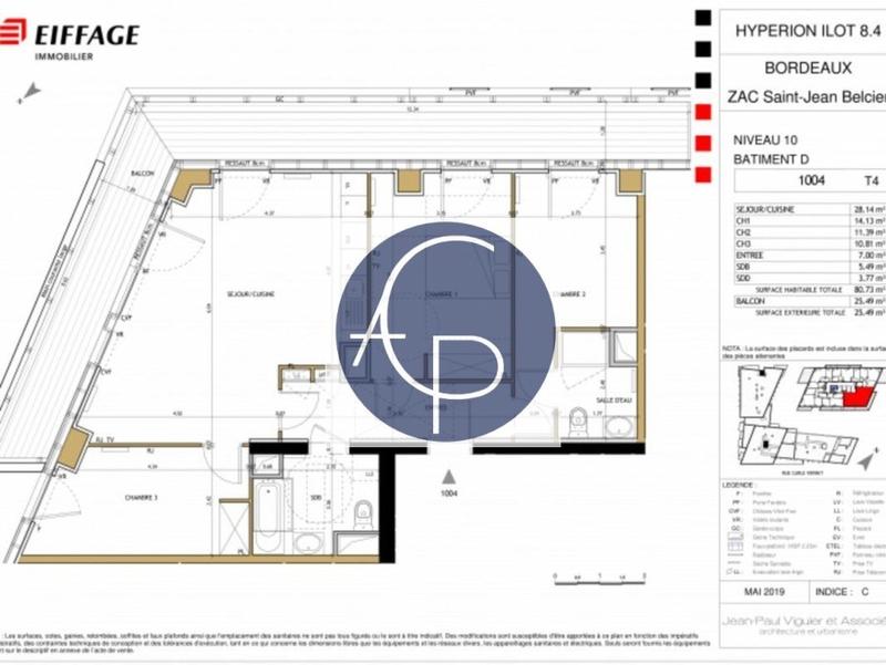 Appartement - 81 m² - 4 pièces