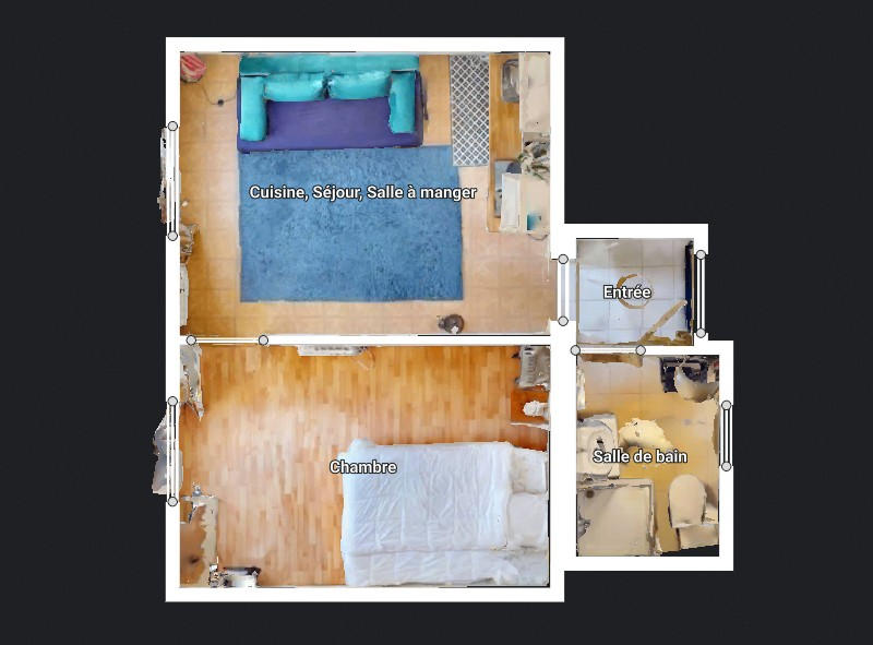 Appartement - 26 m² - 2 pièces