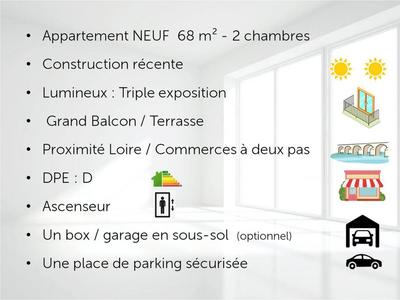 Appartement - 70 m² - 3 pièces