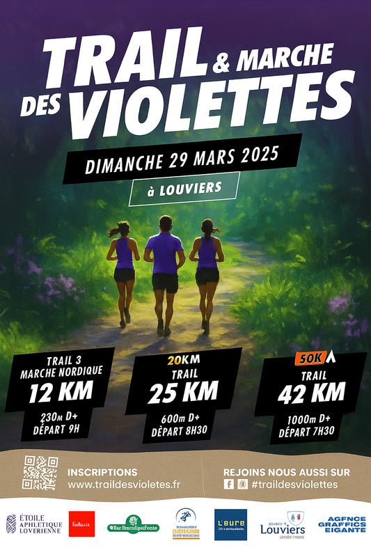 Trail et marche des Violettes