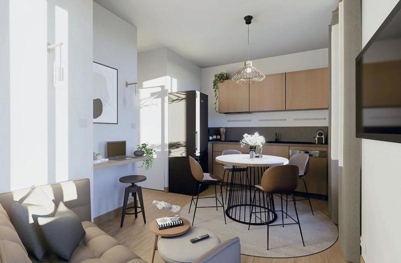 Appartement - 26 m² - 2 pièces