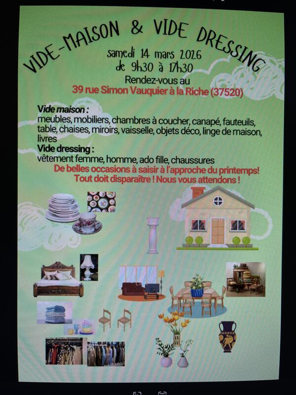 Vide maison et vide dressing