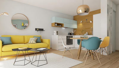 Appartement - 43 m² - 2 pièces