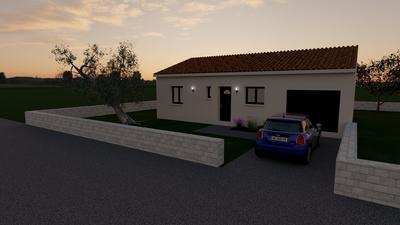 Maison - 75 m² - 3 pièces