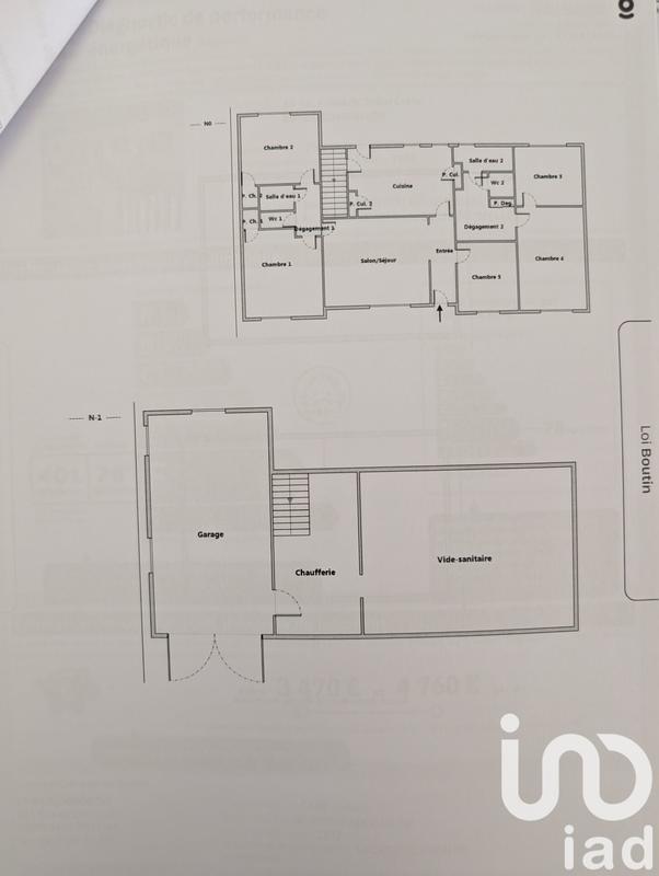 Maison - 101 m² - 5 pièces