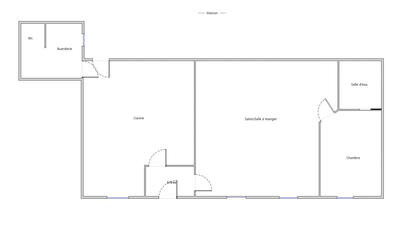 Maison - 75 m² - 3 pièces