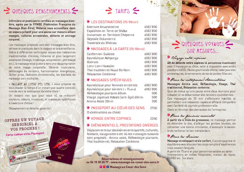 Massage au coeur des Sens