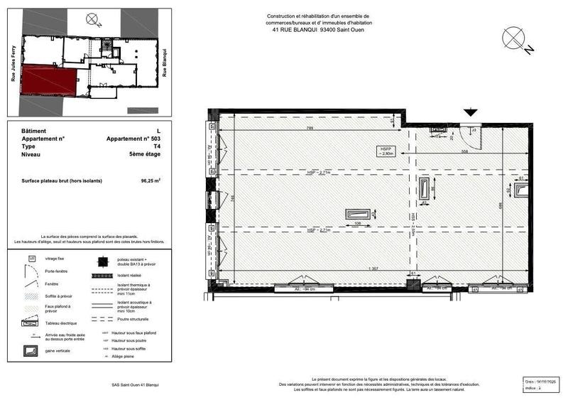 Loft - 96 m² - 4 pièces