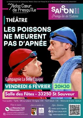 Théâtre "Les poissons ne meurent pas d'apnée"