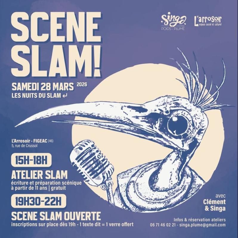 Nuit du Slam à l'Arrosoir Figeac