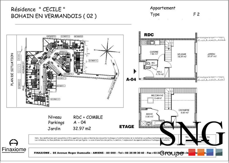 Villa - 50 m² - 2 pièces