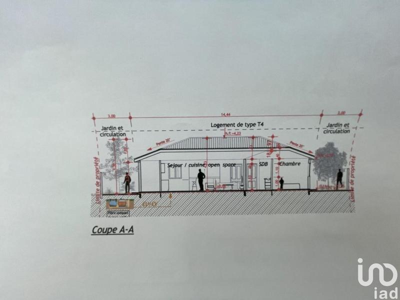 Maison - 95 m² - 4 pièces