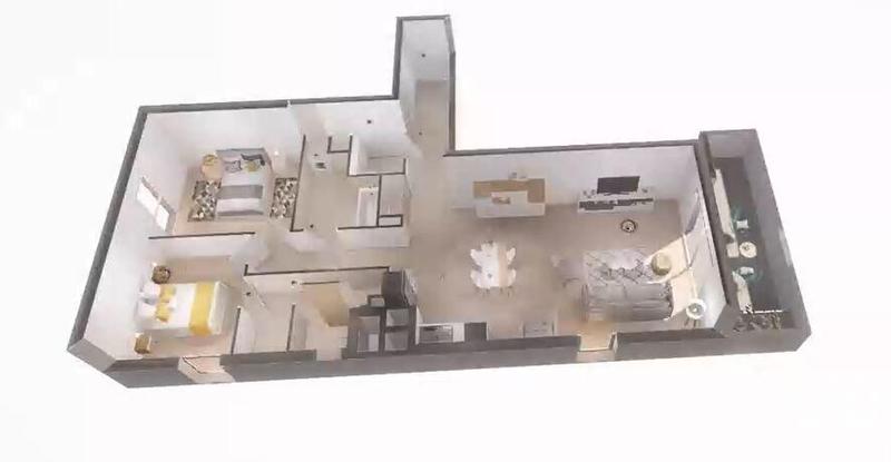 Appartement - 85 m² - 3 pièces