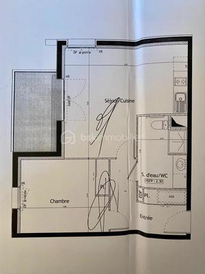 Appartement - 24 m² - 1 pièce