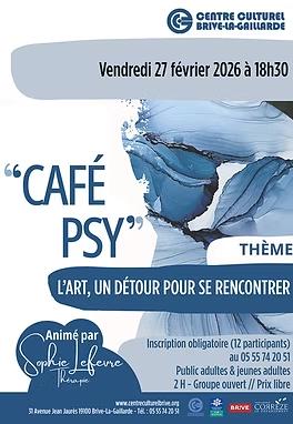 Café psy: l'art, un détour pour se rencontrer (Centre culturel)