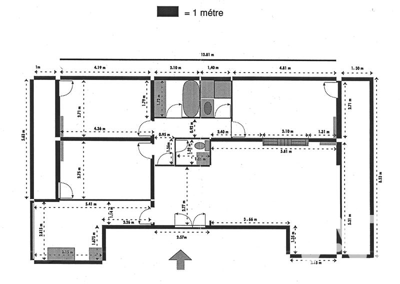 Appartement - 91 m² - 4 pièces