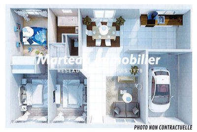 Maison - 90 m² - 5 pièces