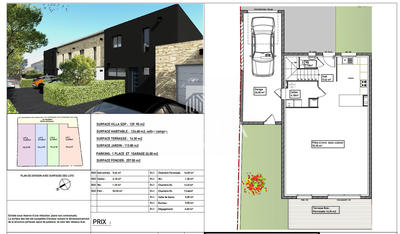 Villa - 130 m² - 5 pièces