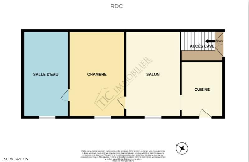 Maison en pierre - 56 m² - 2 pièces