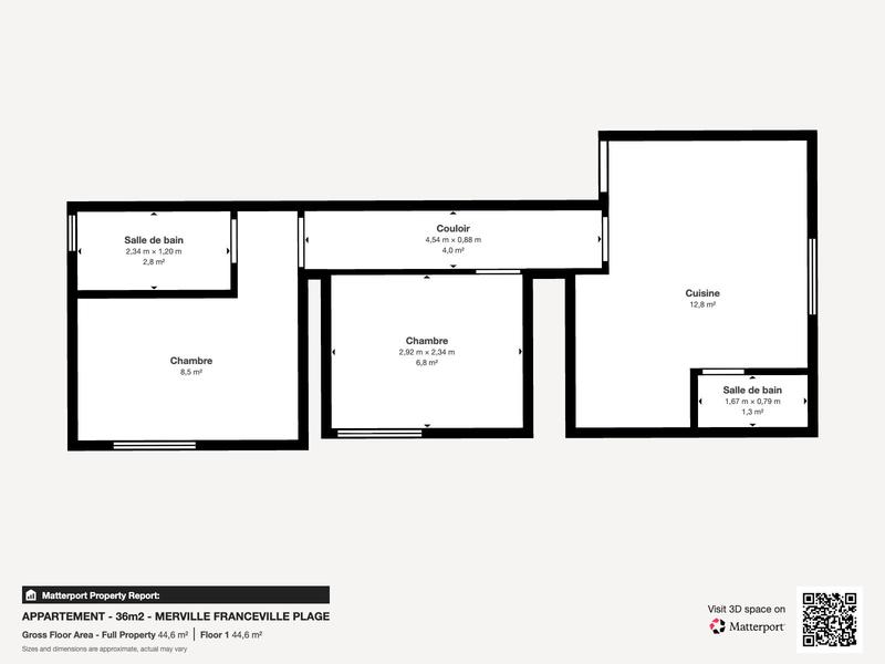 Appartement - 37 m² - 3 pièces