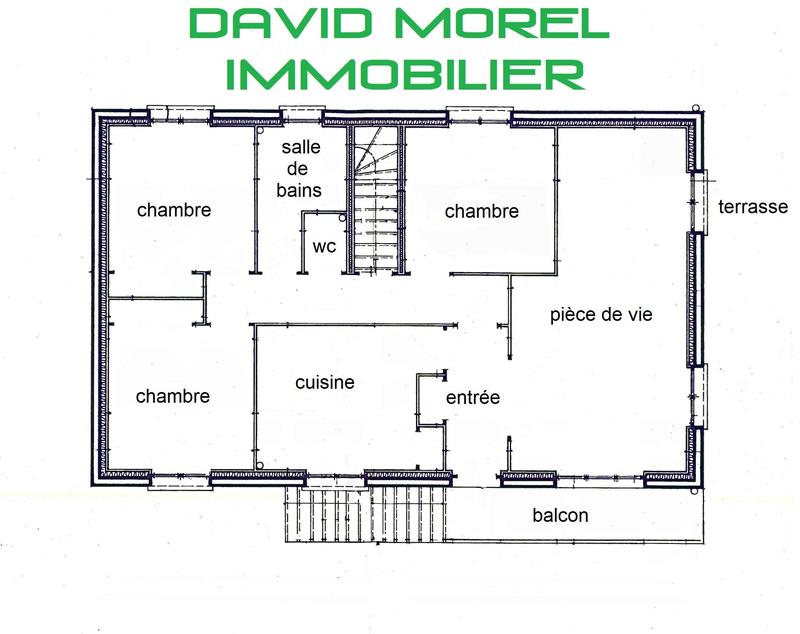 Maison traditionnelle - 79 m² - 4 pièces