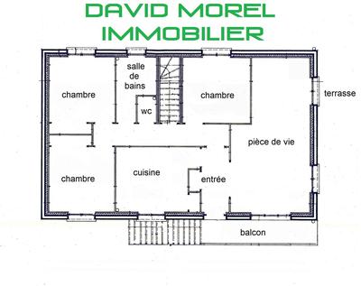 Maison traditionnelle - 79 m² - 4 pièces