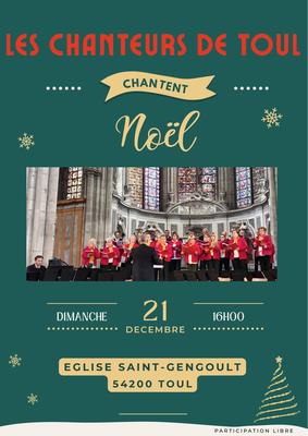 Concert de Noël - les chanteurs de Toul