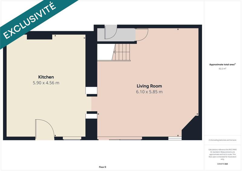 Maison - 121 m² - 5 pièces