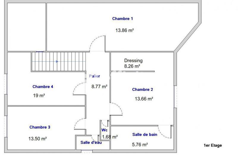 Maison - 170 m² - 6 pièces