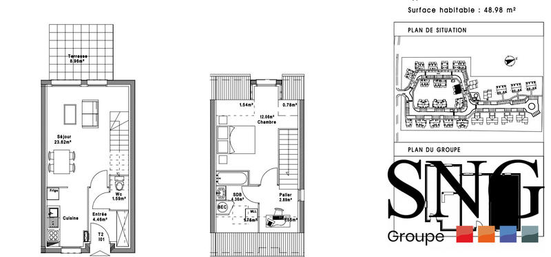 Villa - 49 m² - 2 pièces